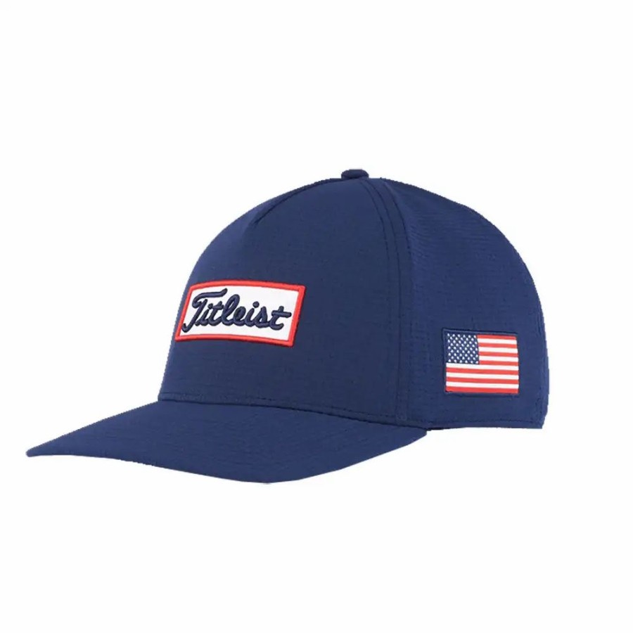 Accessories * | Titleist Oceanside Stars And Stripes Mens Golf Hat