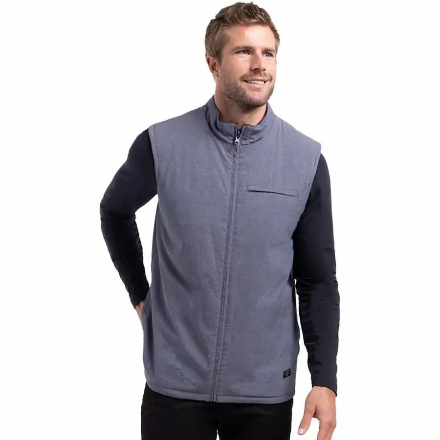 Clothes * | Travismathew Damp Defense Mens Golf Vest Ntshadow 4Nts