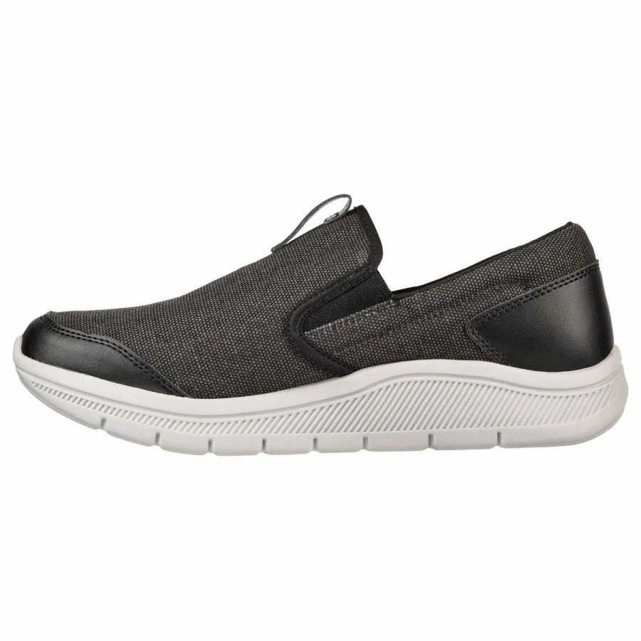 Shoes * | Skechers Relaxed Fit Go Golf Arch Fit Walk Mens Golf Shoes Blk/Gry